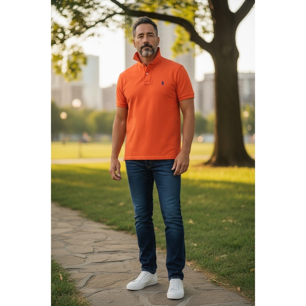 Polo by Ralph Lauren Men's Vibrant Red Polo Shirt